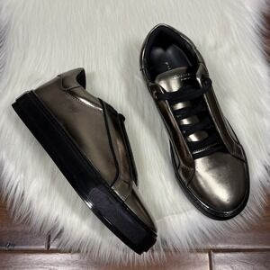 NEW Kurt Geiger‎ Men's US 9 / 42 Metallic Laney Lace Up Sneaker Shoes